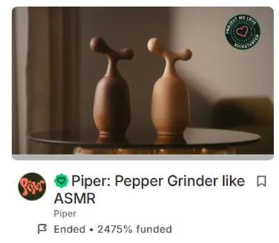 Piper's second crowdfunding campaign