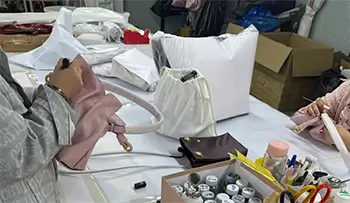 pre-shipment QC of handbags