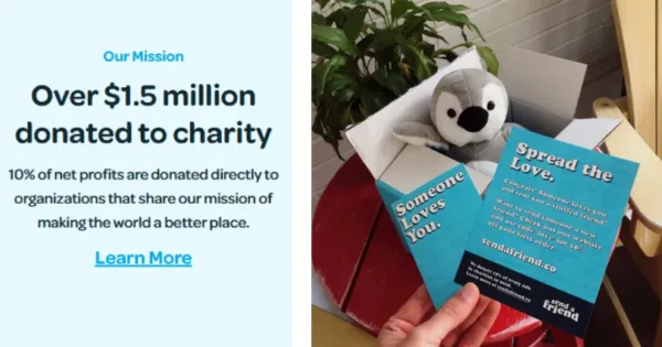 Send A Friend's charity