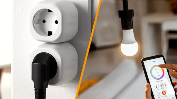 smart plugs and smart bulbs