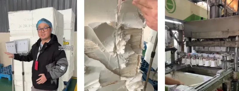 sugarcane bagasse cups factory