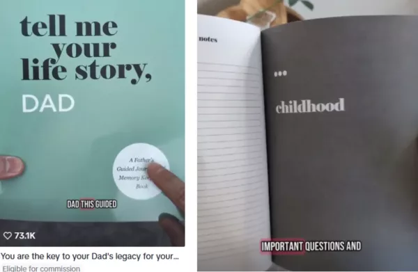 tell me your story notebook with a similar concept