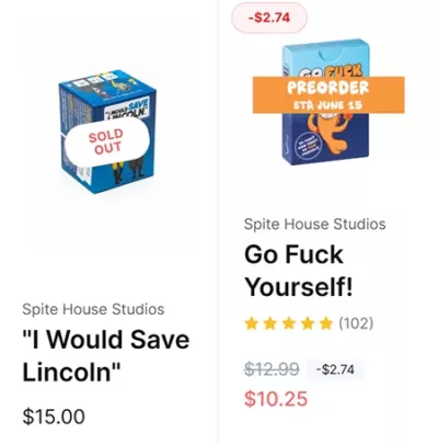 The game is sold out