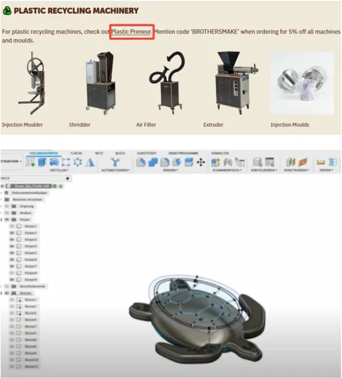 The partnership between Brother Maker and Plasticpreneur