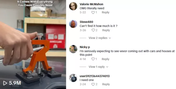 vevor tool used to fix dents on car panels