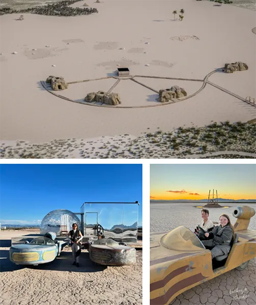 visually striking sets of Outpost X