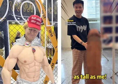 weird products at the adult products exhibition